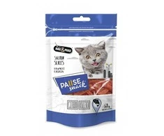 Hau&amp;Mau Hau&amp;Miau skanėstai katėms lašišos gabalėliai 60g