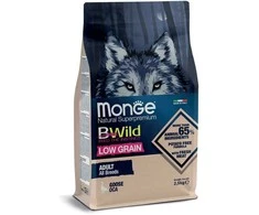 Monge BWild adult sausas pašaras (žąsiena) 2,5kg