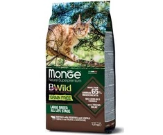 Monge BWild Large Breed (buivoliena, bulvės, lęšiai) 10kg