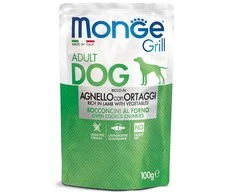 Monge Grilis konservuotas pašaras šunims su ėriena ir daržovėmis 100g