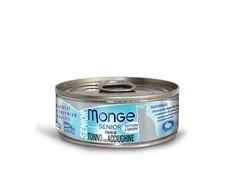 Monge Jelly Senior konservai pašaras senyvoms katėms su tunu ir ančiuviais 80g