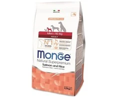 Monge mini adult sausas pašaras (lašiša ir ryžiai) 2,5kg