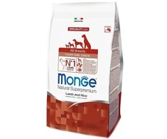 Monge puppy sausas pašaras (su ėriena ir ryžiais) 0,8kg