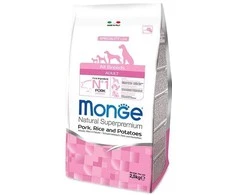 Monge spec. line adult sausas pašaras suaugusiems šunims su kiauliena, ryžiais ir bulvėmis 2,5kg
