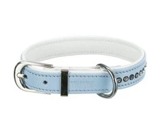 TRIXIE Active Comfort Antkaklis su akmenukais, XXS-XS 17-21cm/12 mm, šv. žydras