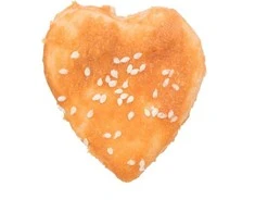 TRIXIE Denta Fun Chicken Love, širdelės, apsuktos vištiena, be pakuotės, 6 cm, 25 g