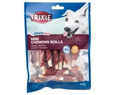 TRIXIE Denta Fun skanėstai šunims, kramtomi antienos suktinukai 120 g