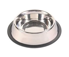 Trixie Dubenėlis metalinis 1.8l 20cm su guma