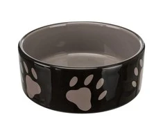 TRIXIE Dubenėlis, su letenėlėmis, keramika, 0.3 l, ø 12 cm, rudas-smėlio