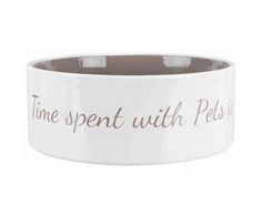 TRIXIE Pet's Home Dubenėlis, keramika, 0.3 l, ø 12 cm, cream-smėlio