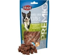 TRIXIE PREMIO skanėstai šunims, žąsies kepenų kubeliai, 100 g