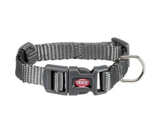 TRIXIE Premium antkaklis, XXS-XS 15-25cm/10mm, grafito