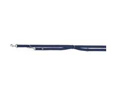 TRIXIE Premium pritaikomas pavadys, dvisluoksnis, L-XL 2m/25mm, indigo