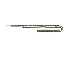 TRIXIE Premium pritaikomas pavadys, su neoprenu XS 2m/10mm, kamufl./miško