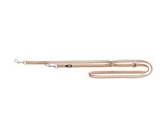 TRIXIE Premium pritaikomas pavadys, su neoprenu M-L 2m/20mm, šv. deim./karamelė