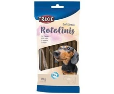 TRIXIE Soft Snack rotolinis, jautiena, 12 cm, 12 vnt.-120 g