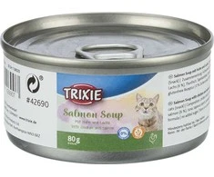 TRIXIE Sriuba katėms su vištiena ir lašiša, 80 g