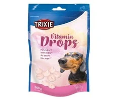 TRIXIE Vitamin Drops, jogurto skonio vitaminų lašeliai, 200 g
