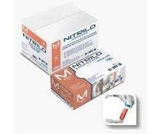 Baltos nitrilinės pirštinės SANTEX Nitriflex Baltas Soft 100 vnt., 3,5 g - XL