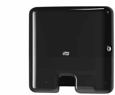 Dozatorius servetėlėms Tork Xprees Multifold Mini H2, juodos spalvos