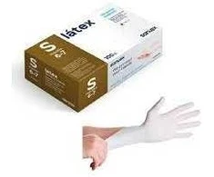 Lateksinės pirštinės SANTEX AQL 1,5, 100 vnt., 5 g - XL