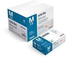 Mėlynos nitrilinės pirštinės SANTEX AQL 1,5, 100 vnt., 4,5 g - XL