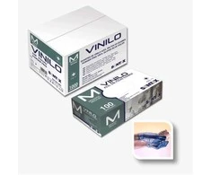 Mėlynos vinilinės pirštinės AZUL SANTEX, 100 vnt., 4,5 g - M