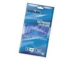 Pirštinės SANTEX SATIN LATEX HOUSEHOLD GLOVES Mėlynas - S