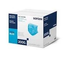 Santex Vienkartinės kaukės Facemask 3 layersurgical Type IIR, 50 vnt.