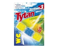 Unia Pakabinamas WC valiklis-gaiviklis Tytan Action 3 Lemon 2 x 40 g