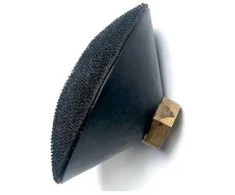 Adapteris deimantiniam poliravimo padui, lenktas, guminis, Ø100mm, 14MA