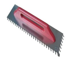 Raimondi Dantyta glaistyklė, kreiptais dantimis su medine rankena, 6 mm, 48x13cm