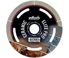 Pdtools Deimantinis diskas ELITE PRO, sausam/šlapiam pjovimui, Ø125 mm, 22.2 mm