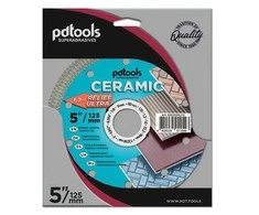 Pdtools Deimantinis diskas RELIEF ULTRA, sausam/šlapiam pjovimui, Ø125 mm, 22.2 mm