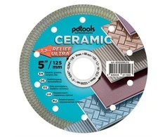 Pdtools Deimantinis diskas RELIEF ULTRA, sausam/šlapiam pjovimui, Ø125 mm, 22.2 mm