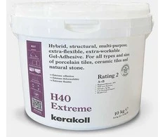 H40 Extreme A+B, 10 kg dviejų komponentų organiniai mineraliai klijai (R2T)