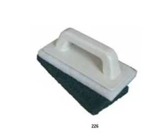 Kempinė Scotch, abrazyvinė, su plastikine rankena + 2 padai, 12x25cm