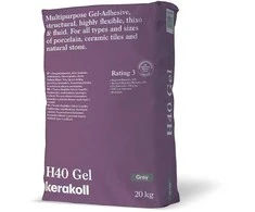 Kerakoll H40 Gel (pilki), 20 kg, ypatingai elastingi klijai C2TE S1