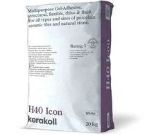 Kerakoll H40 Icon (balti), 20 kg, mineraliniai elastingi klijai C2TE