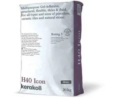 Kerakoll H40 Gel (pilki), 20 kg, ypatingai elastingi klijai C2TE S1