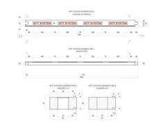 Lango elementas - MTF W A 67x30 mm, ilgis 1200 mm, 1 vnt.