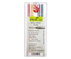Pica Marker Pica Dry refills MULTI-USE, 3-ju spalvų (keičiamos šerdelės) 8 vnt.