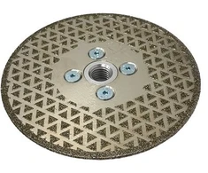 Poliravimo deimantinis diskas 125 MM Turbo, 30 grūdėtumas Flange M14