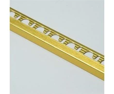 Profilis, aliuminis anoduotas, auksinis, šveistas, h 12.5 mm, L 2,7 m