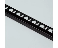 Profilis Aliuminis poliruotas juodas, h 12.5 mm, L 2,7 m
