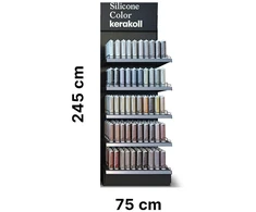 Silicone Color, stendas hermetikui, 1 kompl. (be hermetikų)