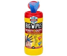Valymo servetėlės BIG WIPES HEAVY DUTY, 80 vnt.