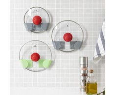 InnovaGoods Rinkinys 3 lipnūs virtuvės dangčių laikikliai Smarack InnovaGoods