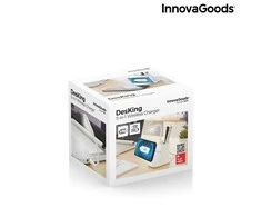 „5 viename“ belaidis įkroviklis su darbastalio organizavimo kilimėliu ir USB LED lempa DesKing InnovaGoods