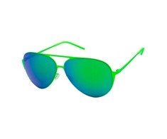 Akiniai ITALIA INDEPENDENT 0200-033-000. Akiniai przeciwsłoneczne, Kolor žalia. Unisex.